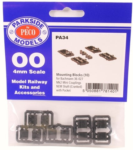 78140 PA34 Mounting Blocks for Bachmann